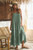 Sage Tiered Linen Cami Dress