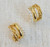 Triple Lovely Pearl Hoop Earrings