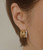 Triple Lovely Pearl Hoop Earrings