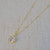 Oval Cut Crystal Solitaire Necklace