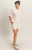 Taupe Stripe French Terry Shorts Set