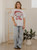 Razorbacks Go Hogs Ash Grey Thrifted Tee