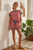Americana Striped Shorts Set