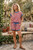 Americana Striped Shorts Set
