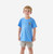 Burlebo Mallard Camo Dog Periwinkle Blue Youth Tee