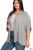 Black Stripe Button-up Plus Top