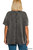 Ash Black Acid Wash French Terry Plus Top