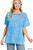 Deep Sky Acid Wash French Terry Top