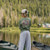 Burlebo Ducks Flying In Heather Olive Long Sleeve Youth Tee