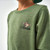 Burlebo Ducks Flying In Heather Olive Long Sleeve Youth Tee
