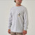 Burlebo Pintail Triangle Duck Ash Grey Long Sleeve Tee