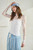 Washed Chambray Denim Wide Leg Pants