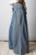 Sky Blue Stripe Wide Leg Denim Jeans