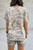 Camo Print Plus Shorts Set