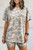 Camo Print Plus Shorts Set
