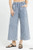 Denim Blue Stripe Wide Leg Pants