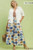 Blue Mix Dot Print Wide Leg Plus Pants