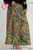 Sage Paisley Print Wide Leg Plus Pants