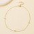 Gold Cross Station Necklace