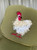 Fluffy Chicken Olive Green Hat