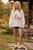 Fawn Graphic Oversize Cream Sweater