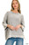 Sleet Washed 3/4 Sleeve Sweater
