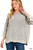 Sleet Washed 3/4 Sleeve Sweater