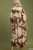 Brown Floral Tiered Maxi Dress