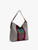 Ember Black Stripe Aztec Hobo Bag