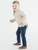 Ruggedbutts Heather Oatmeal Quarter Zip Sweater