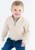 Ruggedbutts Heather Oatmeal Quarter Zip Sweater