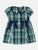 Rufflebutts Forrest Plaid Ruffle Bow Dress