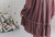 Girls' Dusty Rose Smocked Velvet Dress