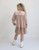 Girls' Champagne Smocked Velvet Dress