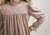 Girls' Champagne Smocked Velvet Dress