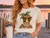 Glam Mallard Duck Ivory Comfort Color Tee