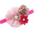 Pink Floral Boutique Headband