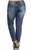 BBA Medium Blue Distressed Plus Skinny Jeans