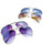 Women's Color Bar Aviator Sunglasses