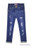 Little Girls' Stormy Blue High Waist Jeans