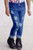 Girls' Stormy Blue High Waist Jeans