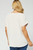Oatmeal Rolled Short-sleeve Plus Top