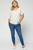 Oatmeal Rolled Short-sleeve Plus Top