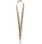 Brown Snakeskin Lanyard