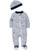 Little Me Sports Star Footie & Hat Set