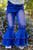 Girls' Royal Blue Denim Bell Bottoms