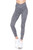 Grey High Waist Wrap Leggings