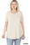 Taupe Scoop Neck Plus Top
