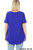 Royal Blue Scoop Neck Plus Top