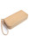 Beige Double Zipper Wallet
